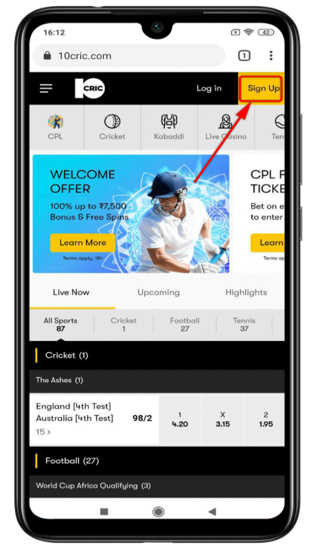 10Cric-cricket-betting-app