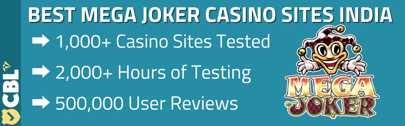 Best Mega Joker slot casino sites india